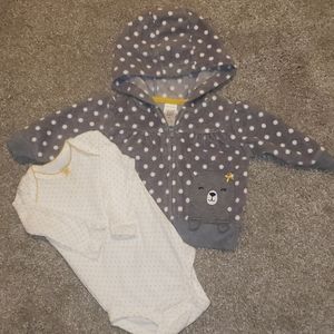 Carter's Onesie & Matching Jacket Set
